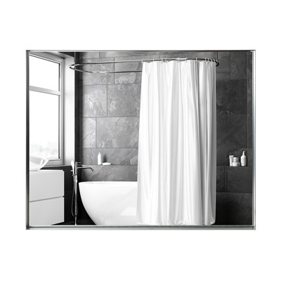 Miroir rectangulaire 40X30inch Silver