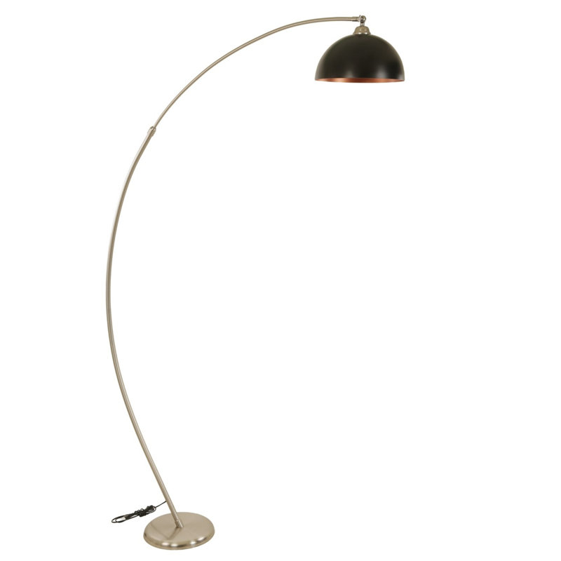 Marlie 185cm Arched Floor Lamp, Bronze