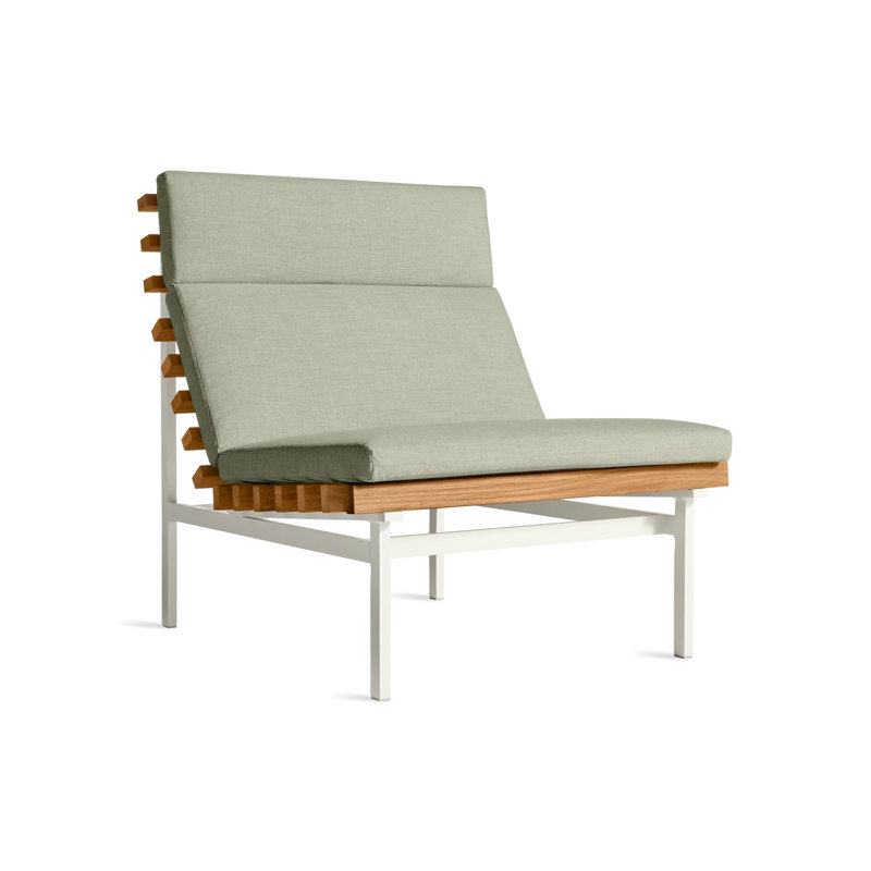 Méridienne d'extérieur Perch, Blanc, Sunbrella - oasis
