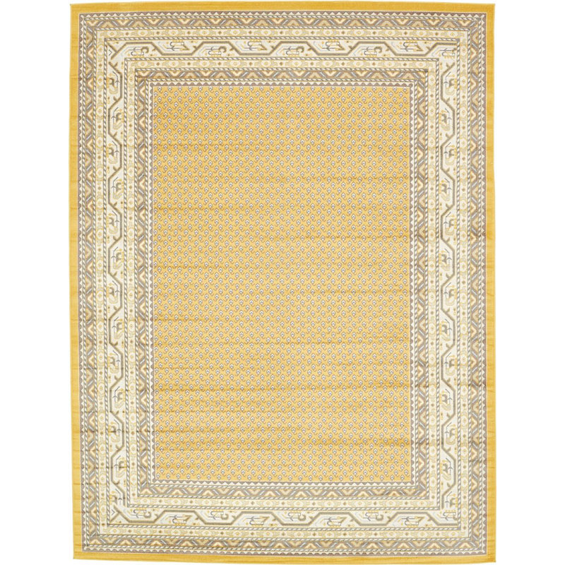Tapis jaune Wingate, Rectangle 6 pi x 9 pi