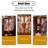 Nut-brown Solid Wood+Tempered Glass Display Cases