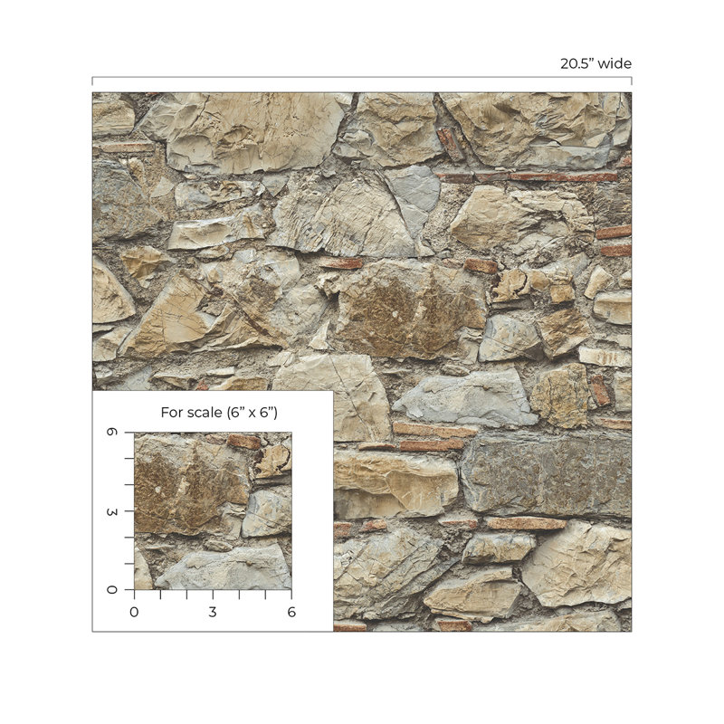 Rouleau de papier peint L 33 pi x l 20,5 po Aashray