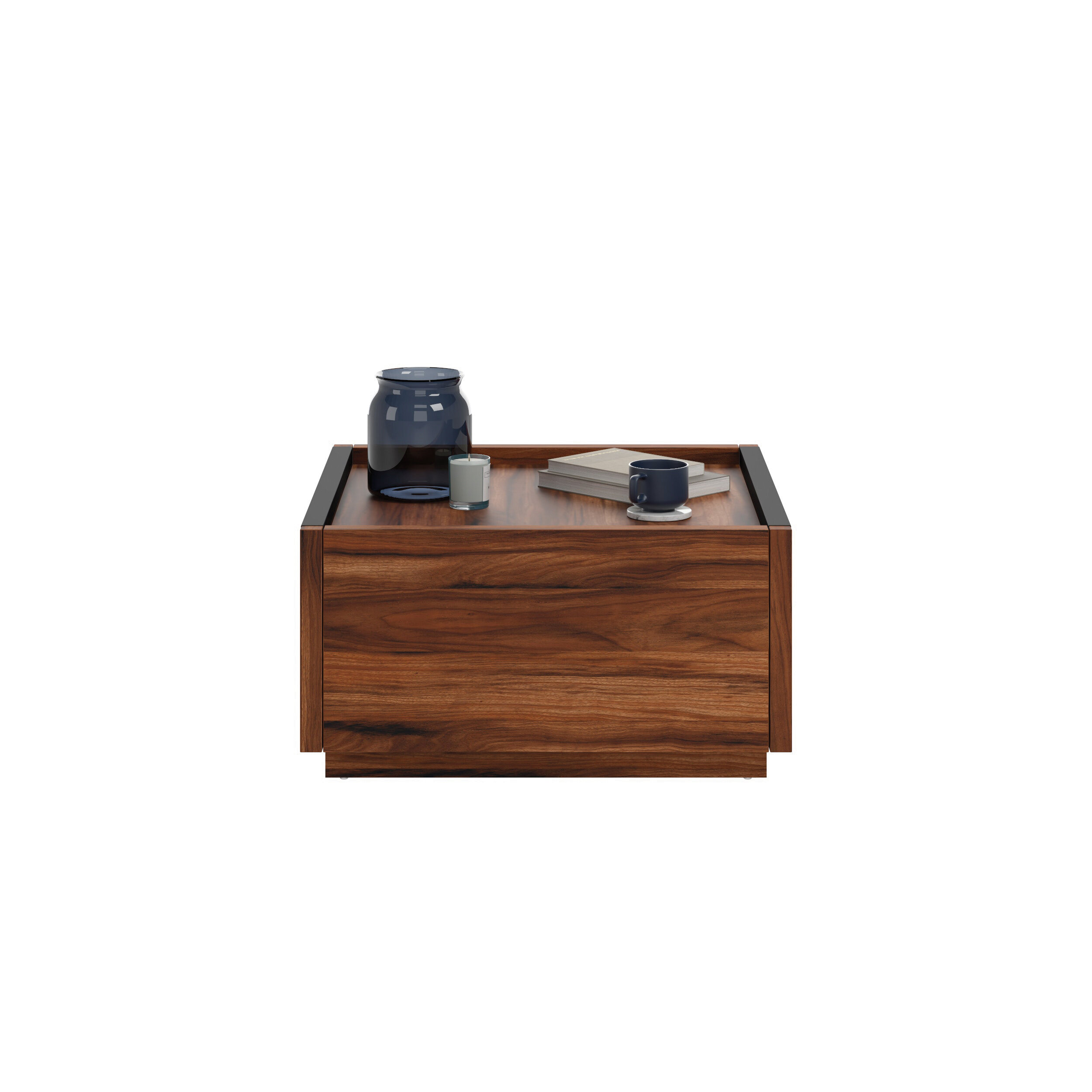 Tylor coffee table with store storage union rustic