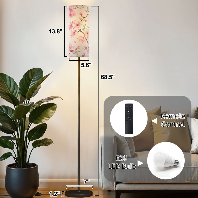 Lampe sur pied Cherry Blossom Spring Flower