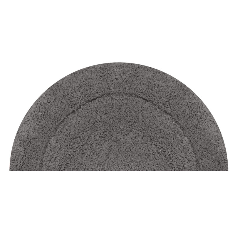 Candeloro Slice Bath Rug 17"x30", Gray