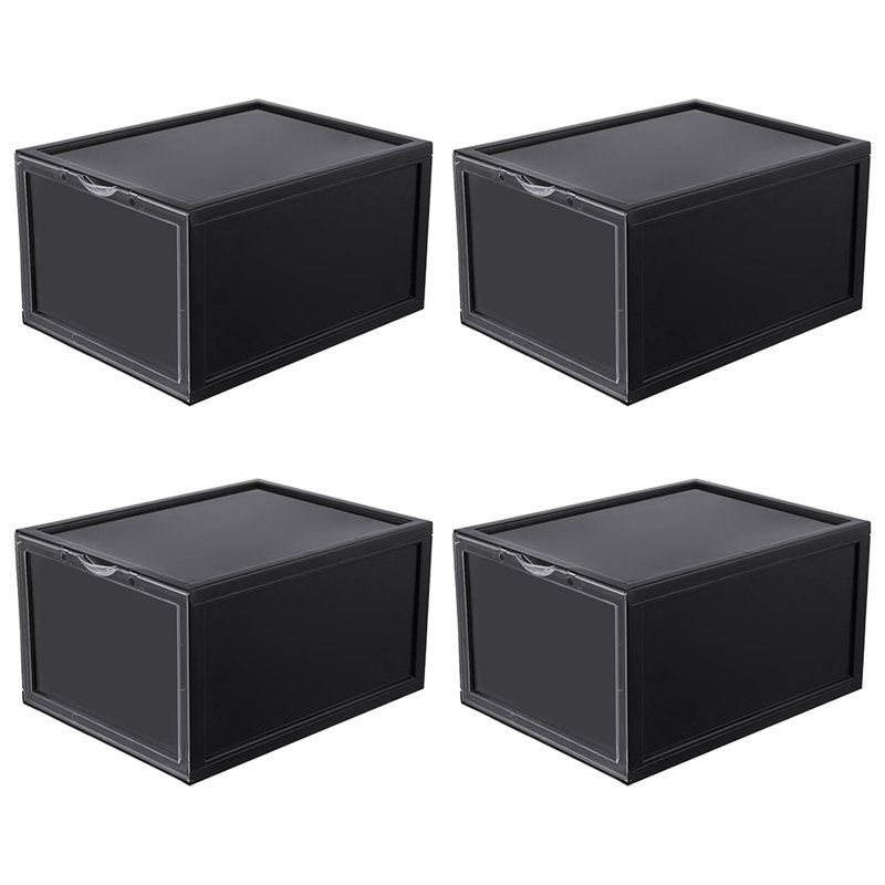 1 boîte de rangement pour chaussures, Noir