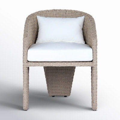 Chaise de patio avec coussin Chariese