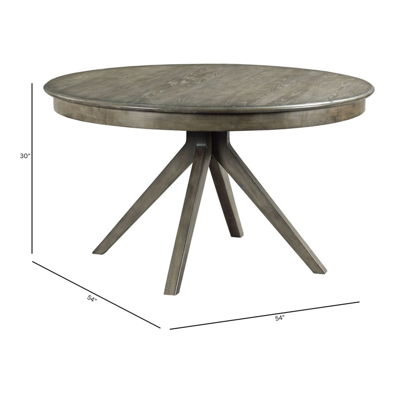 Analeshia Maple Round Solid Wood Dining Table