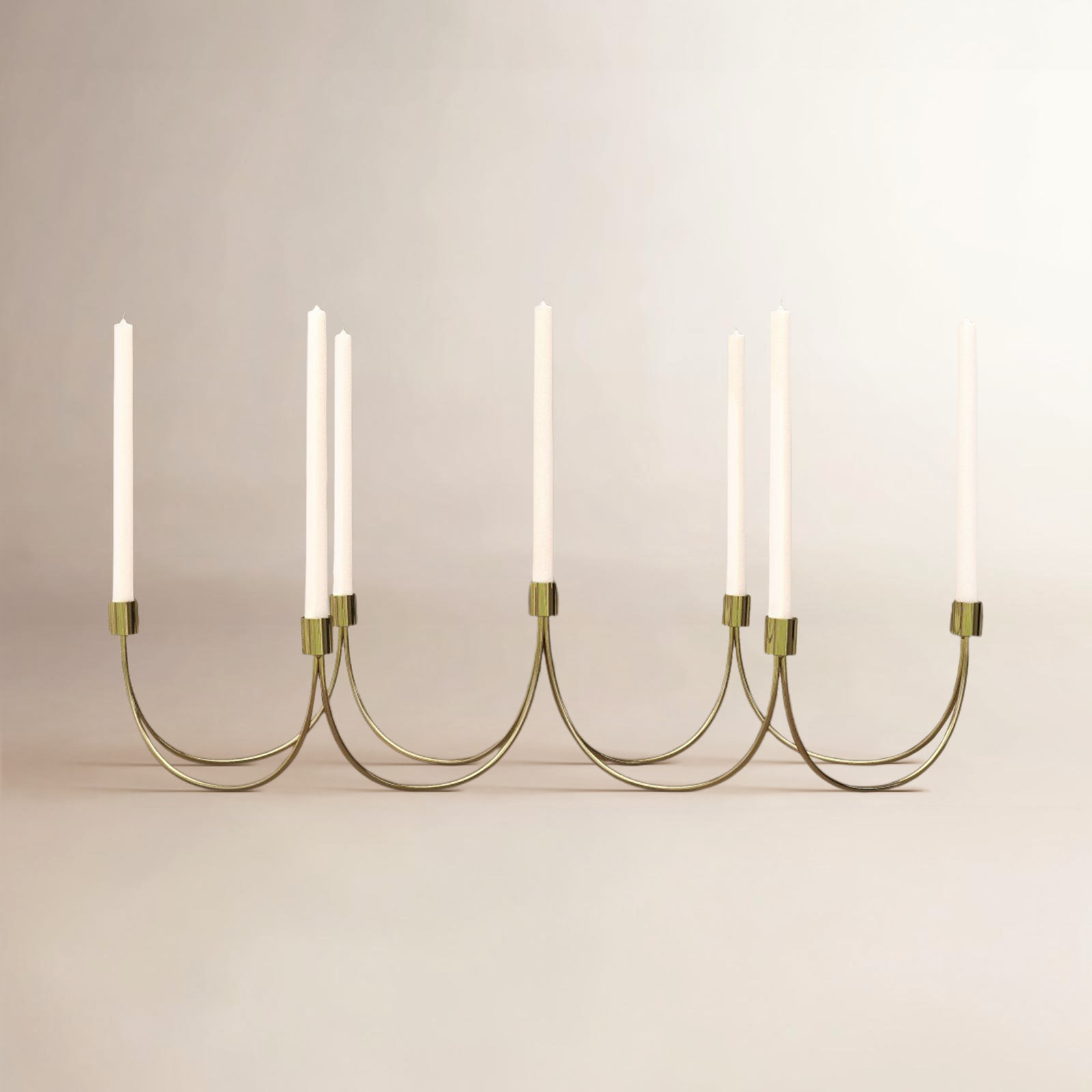 Milano Stainless Steel Candelabra