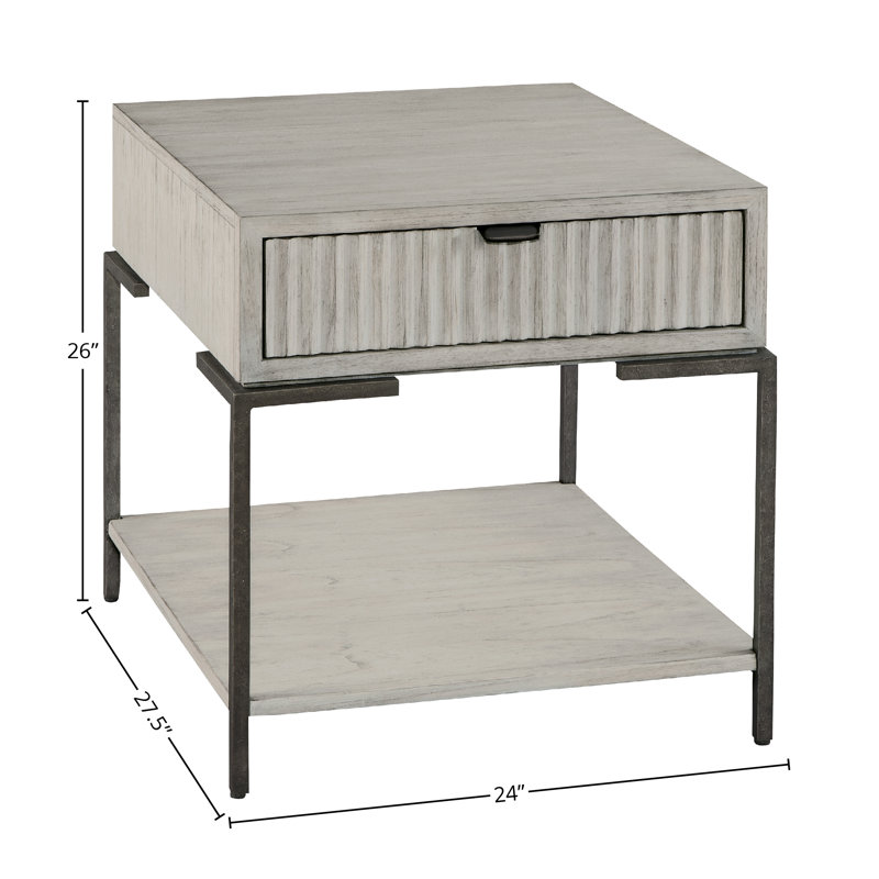 Lamp Table With Drawer