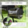 Free-standing 36” Barrel Charcoal Grill w/ Offset Smoker 941 sq. in for Camping, Backyard Cooking