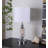 24" Vicki Chrome Bohemian Glass Mosaic Modern Table Lamp