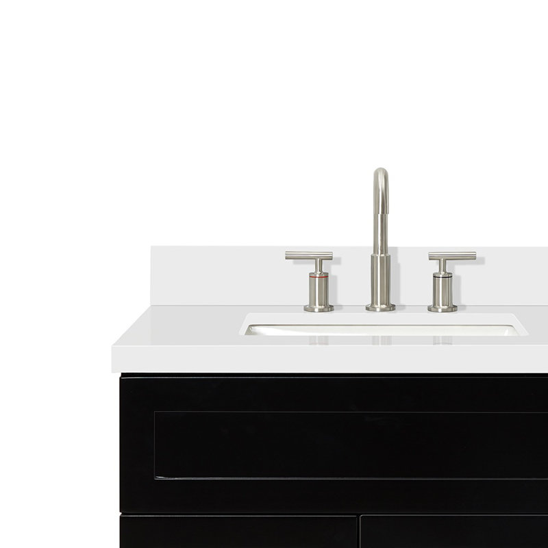 Ensemble de meuble-lavabo simple 43 po Hamlet, Noir
