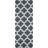 Rodgers Hand Woven Flat Weave Wool/Cotton Geometric Rug in Ivory/Blue-244477696