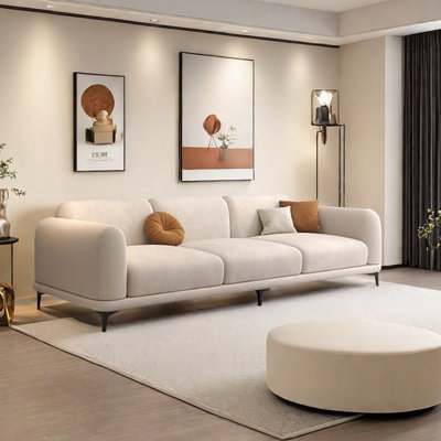 Modern simple flannelette sofa