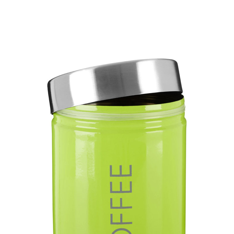 Surrett Metal Jar - Set of 3, Lime Green