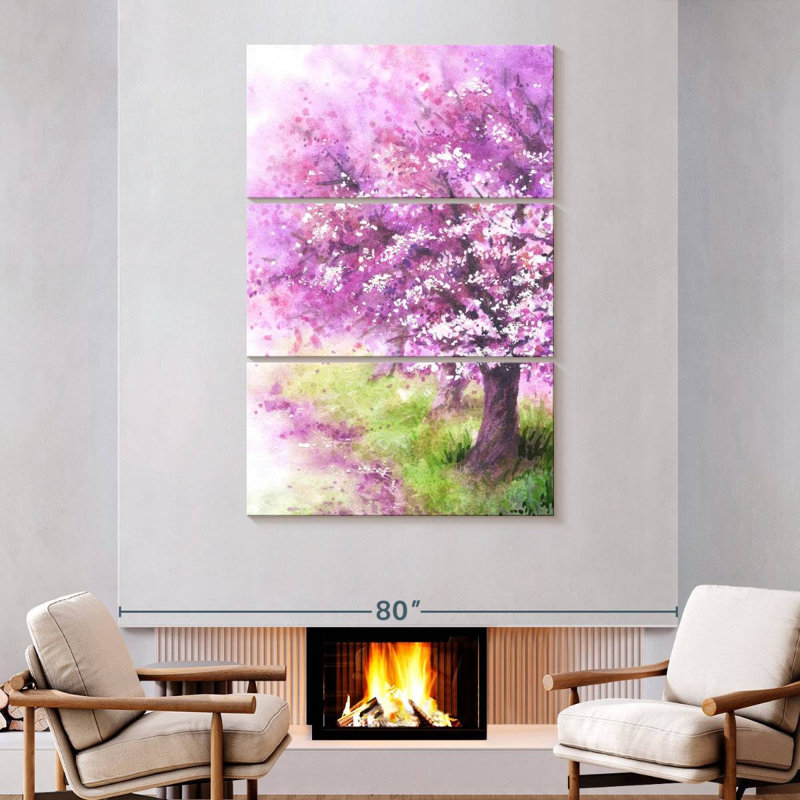 Arbre Harnek printemps mauve Sakura, H 74 po x l 48 po