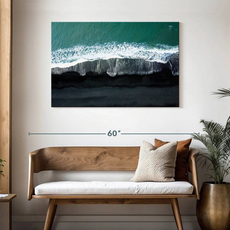 Gillard Reynisfjara plage noire, H 30 po x l 45 po