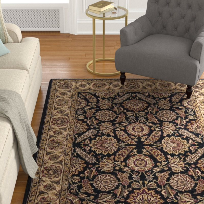 Bassham Wool Oriental Indoor Rug, Rectangle 7'9" x 9'9"