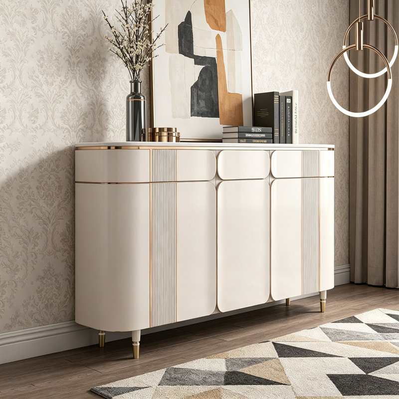 Modern multi-functional sideboard., 35.43" H x 53.15" W x 13.78" D