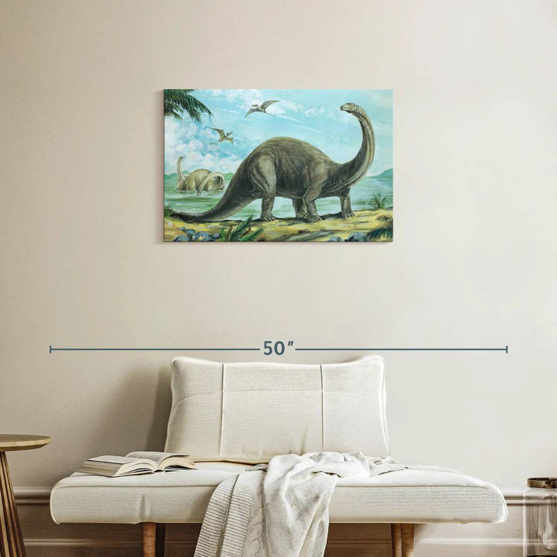Brontosaure Sauropod, H 20 po x l 30 po