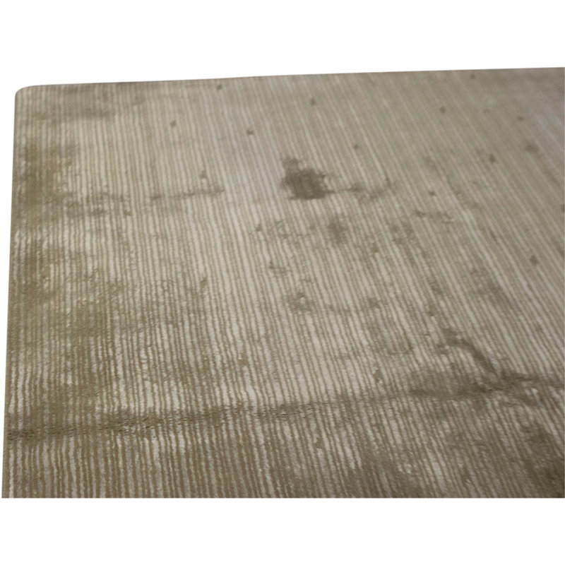 High-Quality Hand-Knotted Olive Area Rug