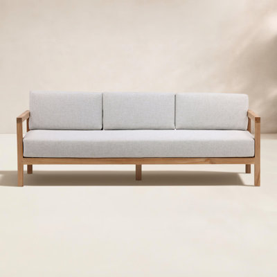 Boe 83" Teak Patio Sofa