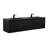Alma 71" Chrome Bathroom black Sink