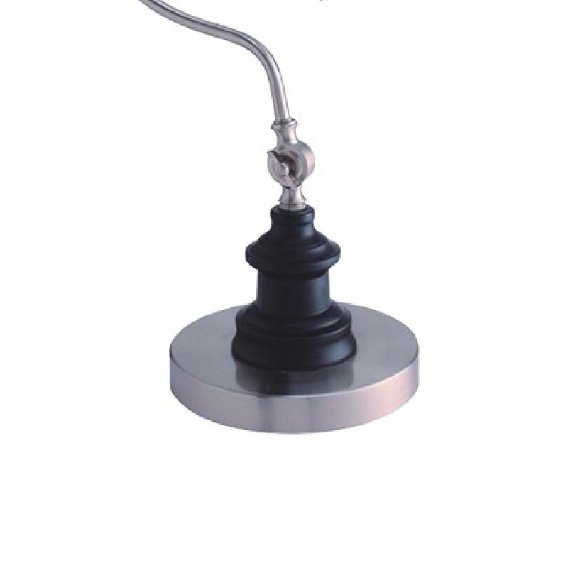 22"H Satin Nickle Good Neck Table Lamp
