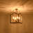4 - Light Open Frame Retro Lantern Cage Semi Flush Mount