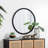 Circle Mirror with Metal Beaded Frame