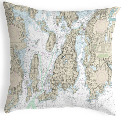 Outdoor Reversible Throw Pillow