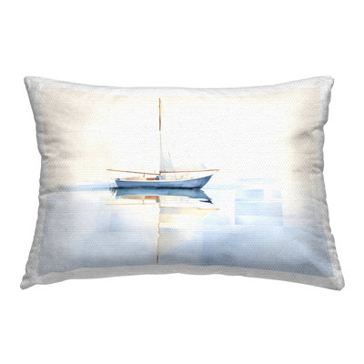 Coussin décoratif d'extérieur Reflect Sails View par Petal Prints Design
