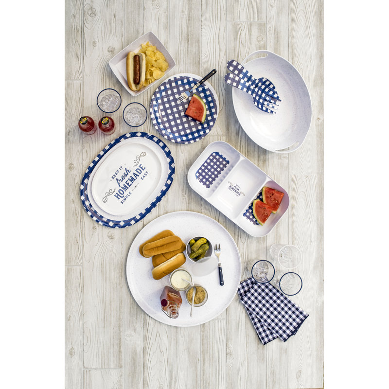Birch Lane™ Caila Melamine Divided Serving Dish