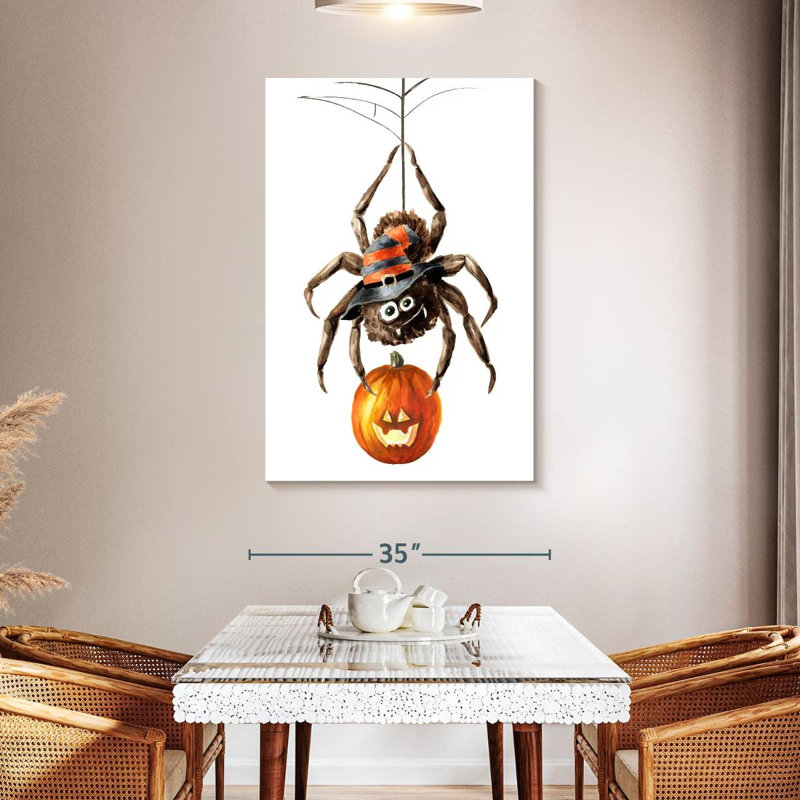 Brampt Spider Pumpkin, 48" H x 32" W