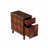 2 Drawer Modern Sofa Side Table, Narrow Side Table, Slim Nightstand (Bedside Side Table)