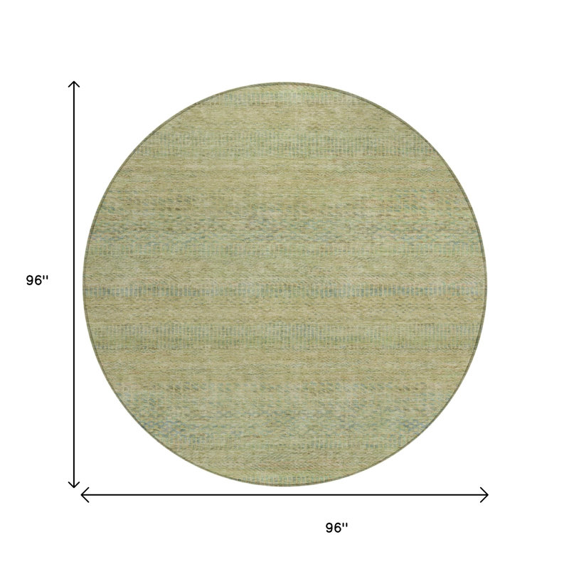 Tapis rond 8 po