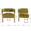 Fauteuil demi-tonneau de 27,25 po Nyjee-332891498