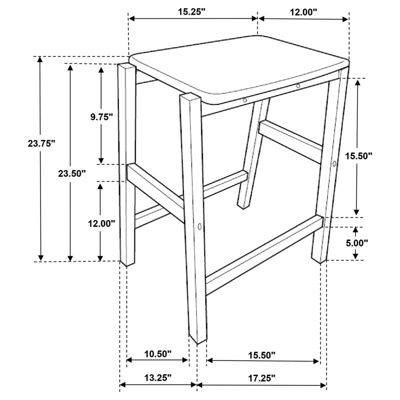Tabouret de comptoir Caen