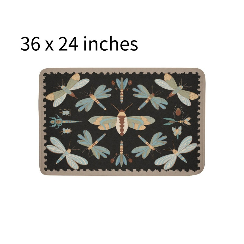 Tapis pour salle de bain Dragonfly 36W x 24L