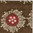 Candelo Hand Tufted Wool/Viscose Floral Rug in Brown-142461175