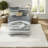 Tranquil Yellow King Bedding Sets, Polyester Seersucker Comforter Collection