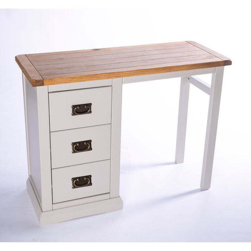 Escamilla Writing Desk, Grey/White