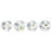 Butterfly Meadow Blue Dessert Plate Set