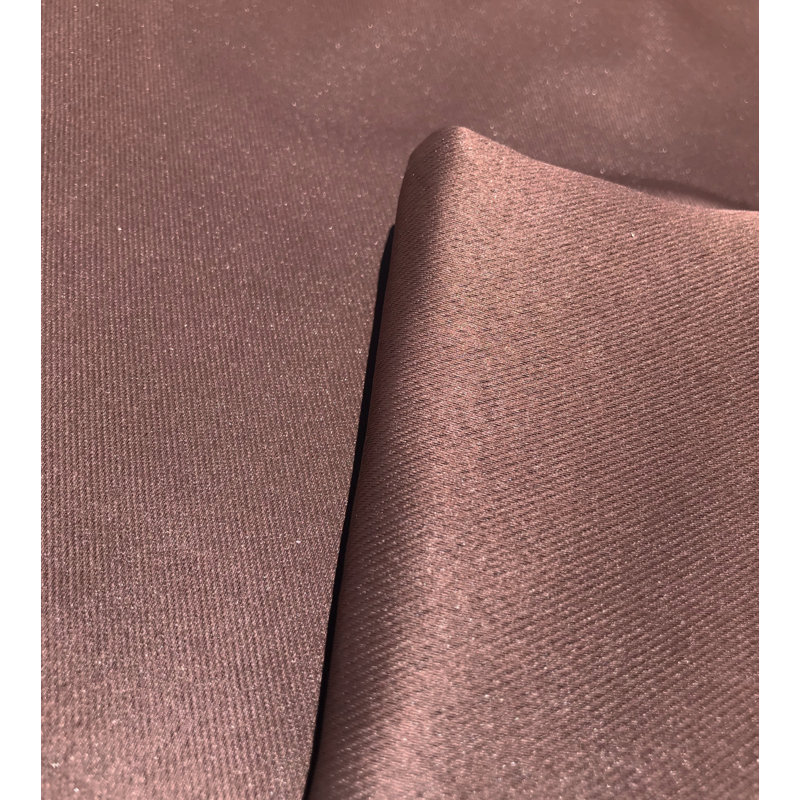 Clinger Blackout Curtains / Drapes Pair, Brown, 55" W x 84" L