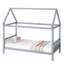 Lit simple en bois d'hévéa massif-711942022