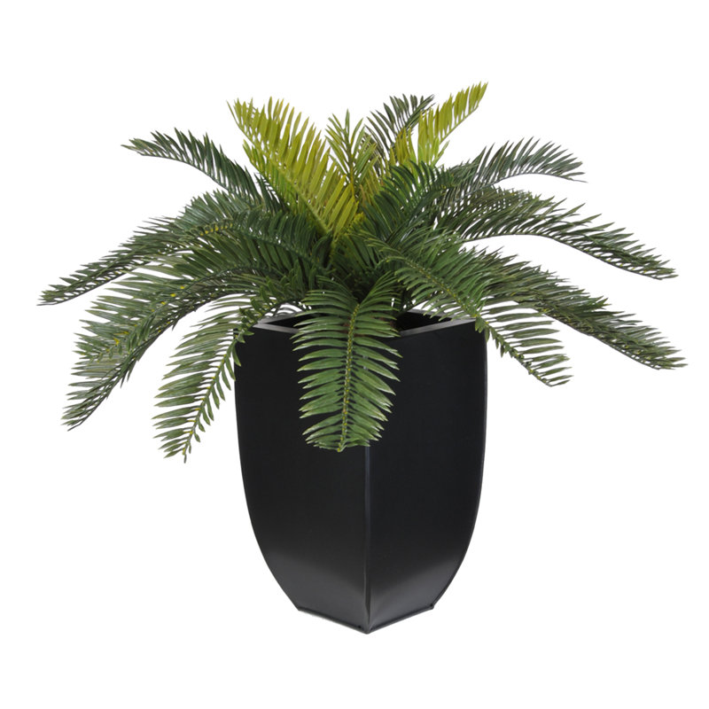Plante de palmier artificielle 8,5" en pot