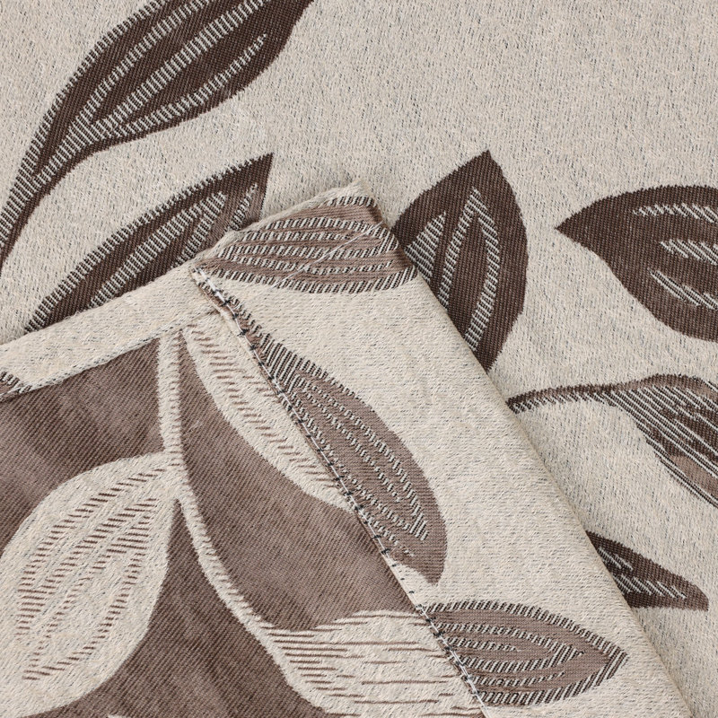 Panneaux de rideaux à passe-tringle en polyester Finklea, Espresso, l 42 po x L 108 po