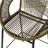 Outdoor Patio Faux Wicker Barstool Set Of 2 With Ergonomic Design And Weather-Resistant PE Construction.-254394821