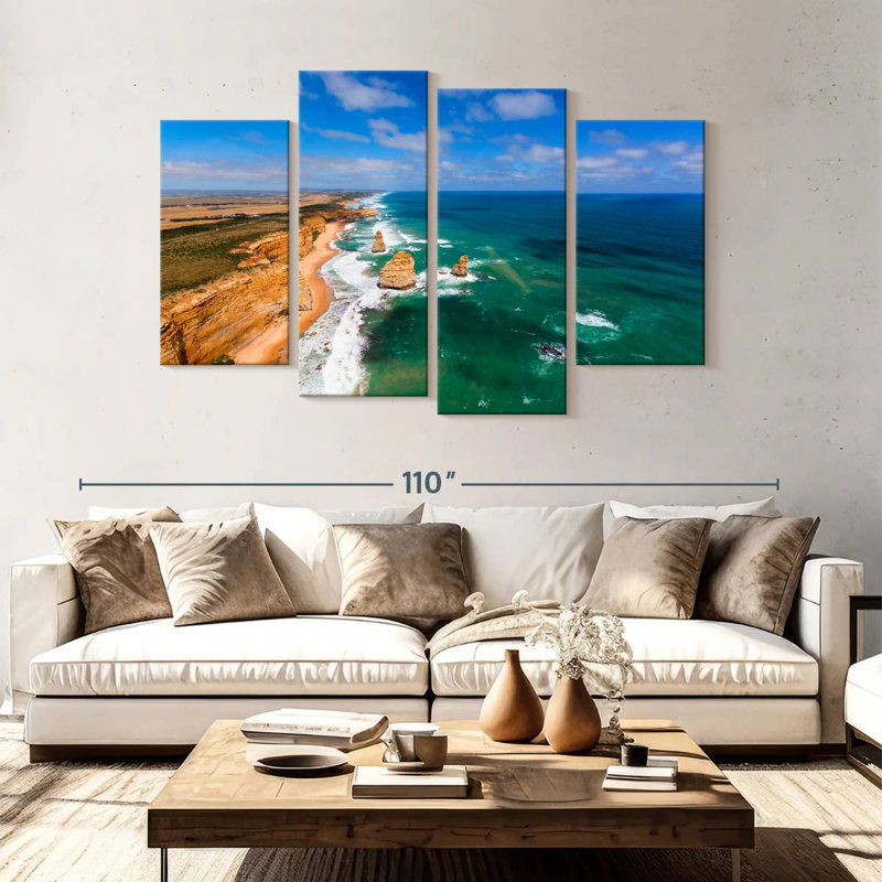 Gillard Great Ocean Road Cliff, H 54 po x l 84 po